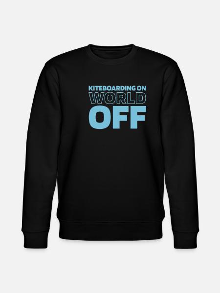 Kitesurfer Kitesurfing Kiting Kitesurfing - Stanley/Stella CHANGER Unisex Organic Sweatshirt - black