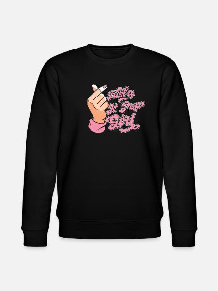 K Pop Kpop Koreansk Pop Bare en Kpop-pige - Stanley/Stella økologisk unisex-sweatshirt CHANGER - sort