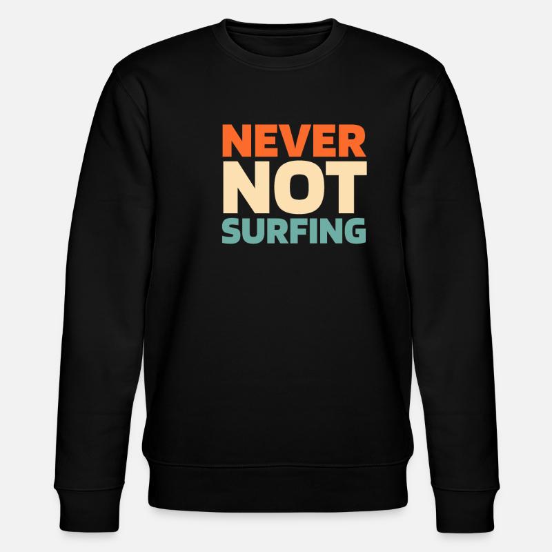 Windsurfing Windsurfers - Stanley/Stella CHANGER Unisex Organic Sweatshirt - black