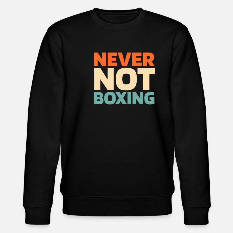 Boxen Boxer - Stanley/Stella Unisex Bio-Sweatshirt CHANGER  - Schwarz