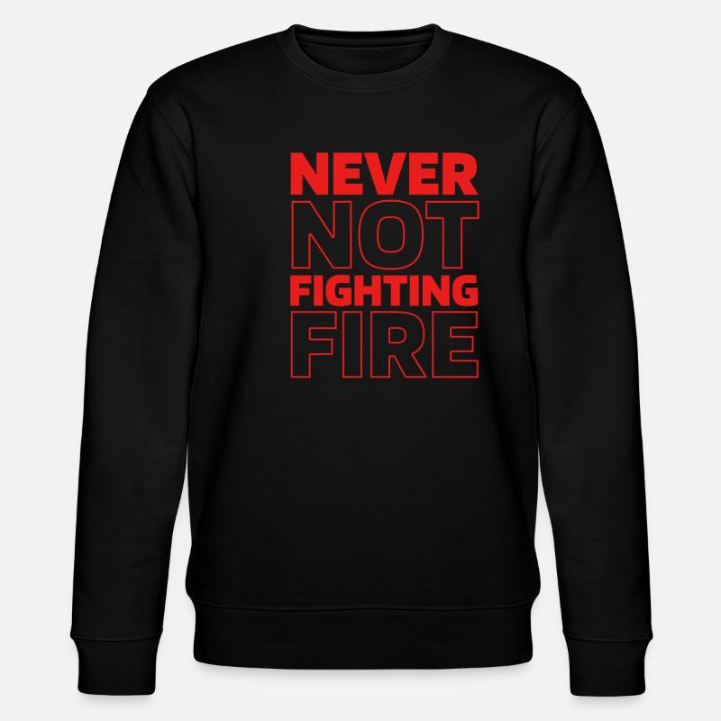 Feuerwehrmann - Stanley/Stella Unisex Bio-Sweatshirt CHANGER  - Schwarz