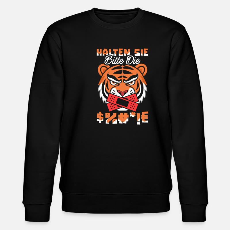 Tigres, s’il vous plaît, taisez-vous - Sweat bio CHANGER Stanley/Stella Unisexe - noir