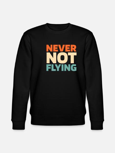 Airplane Pilot - Stanley/Stella CHANGER Unisex Organic Sweatshirt - black