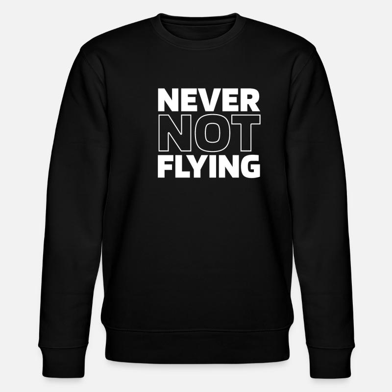 Pilote d’avion - Sweat bio CHANGER Stanley/Stella Unisexe - noir