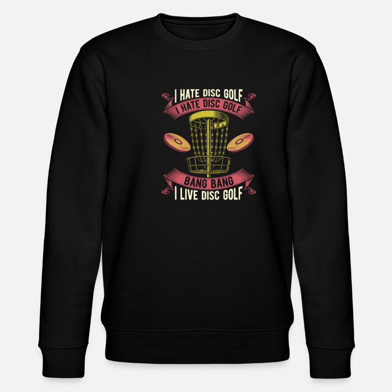 Frisbee Golf Disc Golf - Stanley/Stella CHANGER Unisex Organic Sweatshirt - black