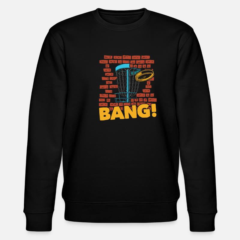 Frisbee Golf Disc Golf - Stanley/Stella CHANGER Unisex Organic Sweatshirt - black
