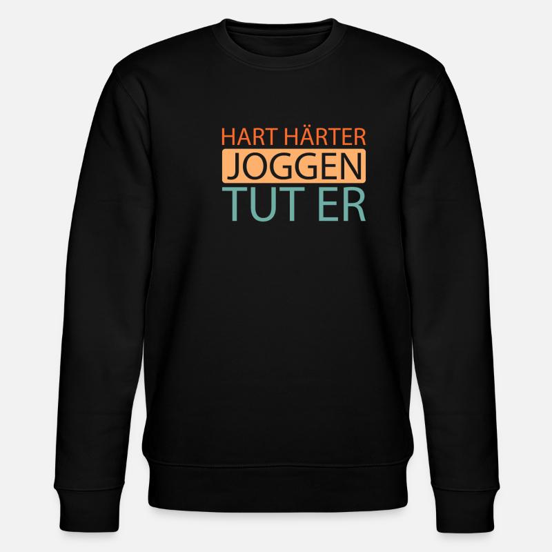 Runner Jogger Runner Running - Stanley/Stella CHANGER Unisex Organic Sweatshirt - black