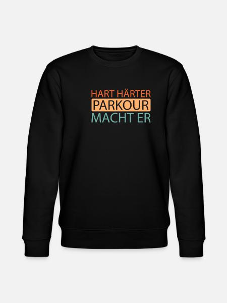 Parkour - Stanley/Stella Unisex Bio-Sweatshirt CHANGER - Schwarz