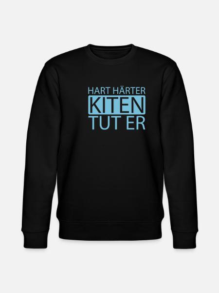 Kitesurfer Kitesurfing Kiting Kitesurfing - Stanley/Stella CHANGER Unisex Organic Sweatshirt - black