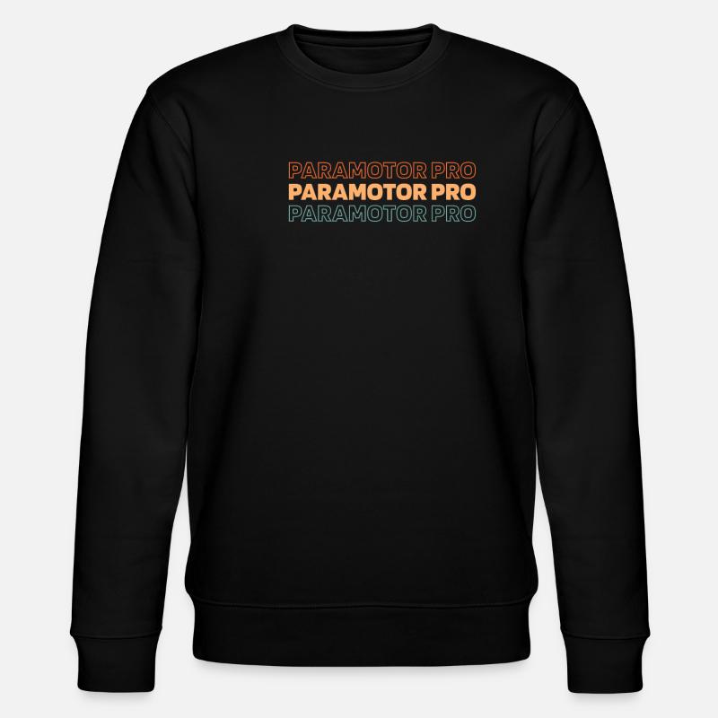Paramotor paragliding - Stanley/Stella CHANGER Unisex Organic Sweatshirt - black