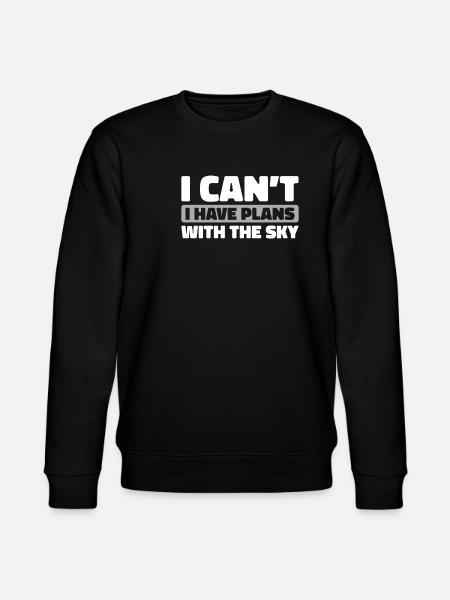 Paramotor paragliding - Stanley/Stella CHANGER Unisex Organic Sweatshirt - black