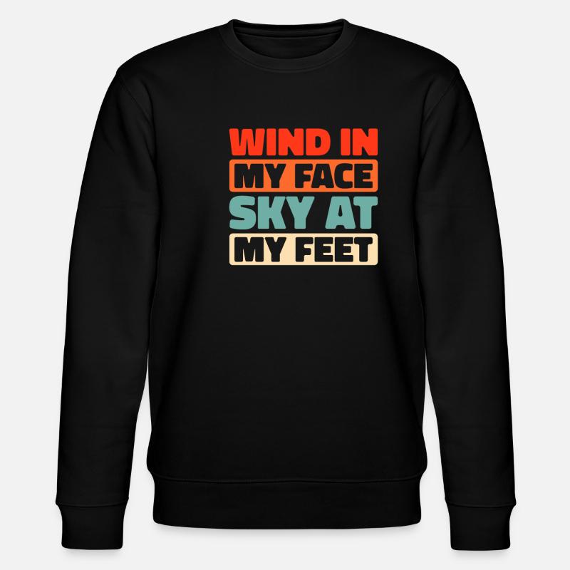 Paramoteur parapente - Sweat bio CHANGER Stanley/Stella Unisexe - noir