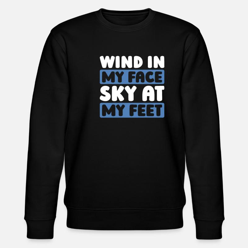 Paramotor paragliding - Stanley/Stella CHANGER Unisex Organic Sweatshirt - black
