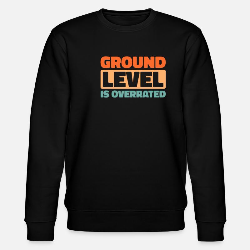 Paramotor Gleitschirmfliegen - Stanley/Stella Unisex Bio-Sweatshirt CHANGER - Schwarz