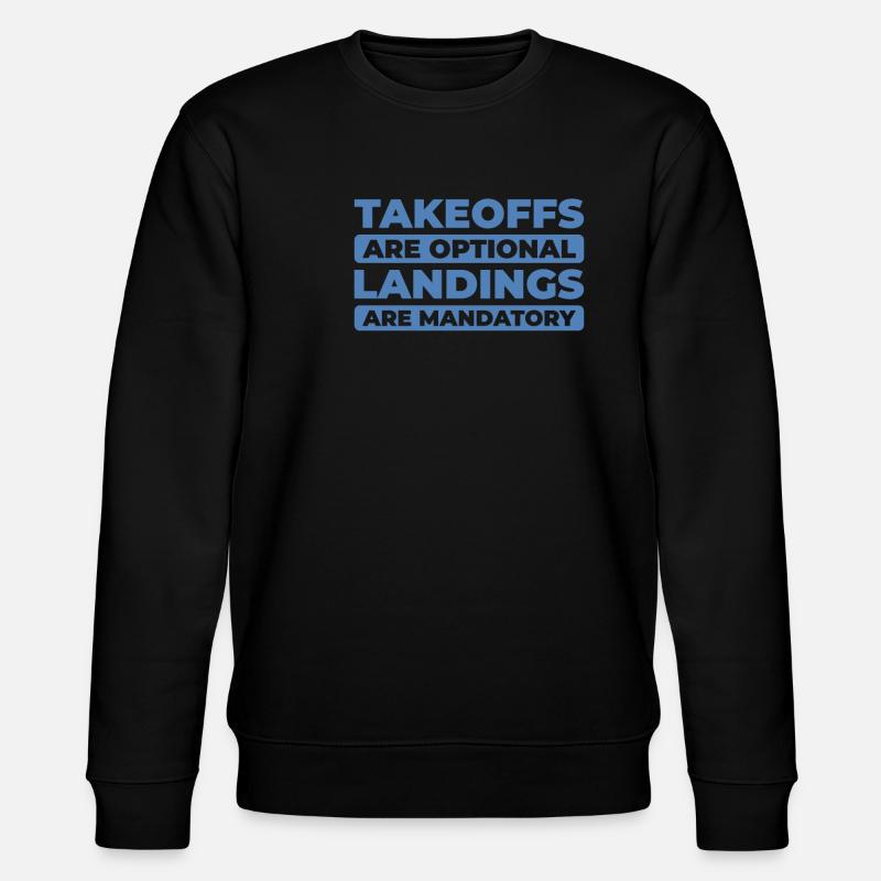 Paramotor paragliding - Stanley/Stella CHANGER Unisex Organic Sweatshirt - black