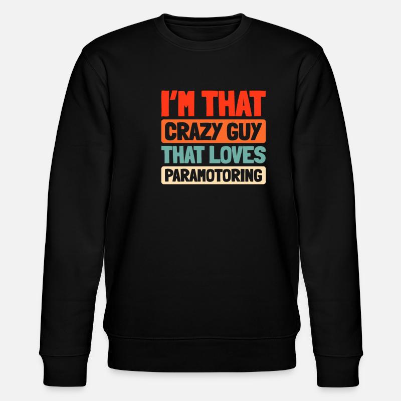 Paramotor paragliding - Stanley/Stella CHANGER Unisex Organic Sweatshirt - black