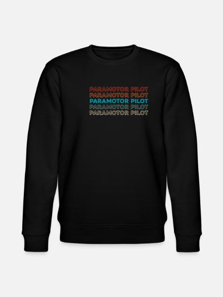 Paramotor paragliding - Stanley/Stella CHANGER Unisex Organic Sweatshirt - black