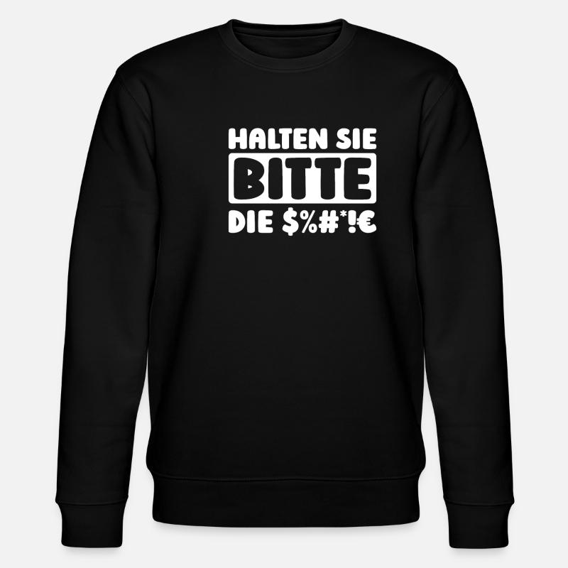 Humour noir, taisez-vous - Sweat bio CHANGER Stanley/Stella Unisexe - noir