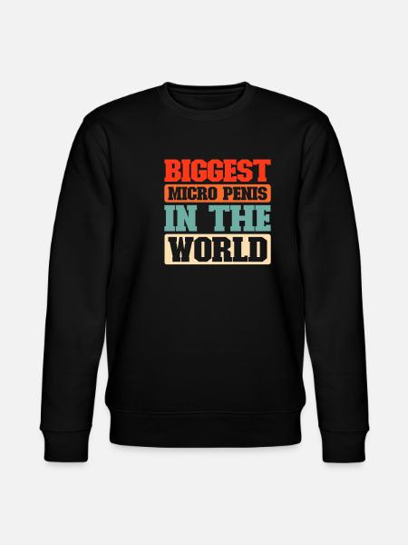 Black Humor Funny - Stanley/Stella CHANGER Unisex Organic Sweatshirt - black