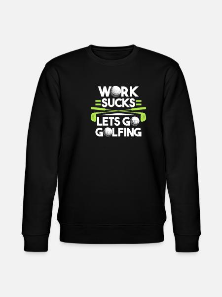 Golf Golfer Golfen - Stanley/Stella Unisex Bio-Sweatshirt CHANGER  - Schwarz