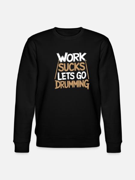 Drums Drummers Drummers - Stanley/Stella CHANGER Unisex Organic Sweatshirt - black