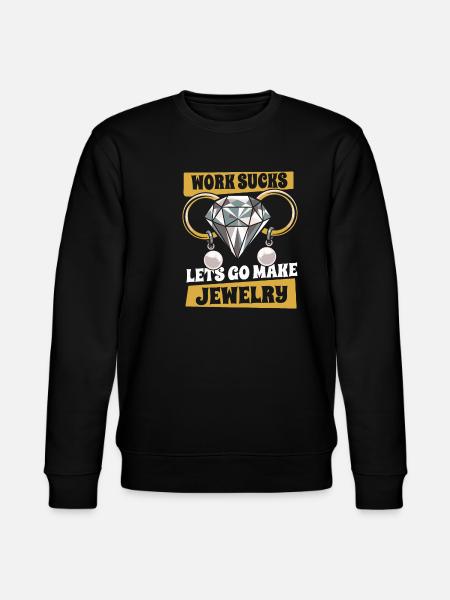 Jewelry Manufacturing - Stanley/Stella CHANGER Unisex Organic Sweatshirt - black