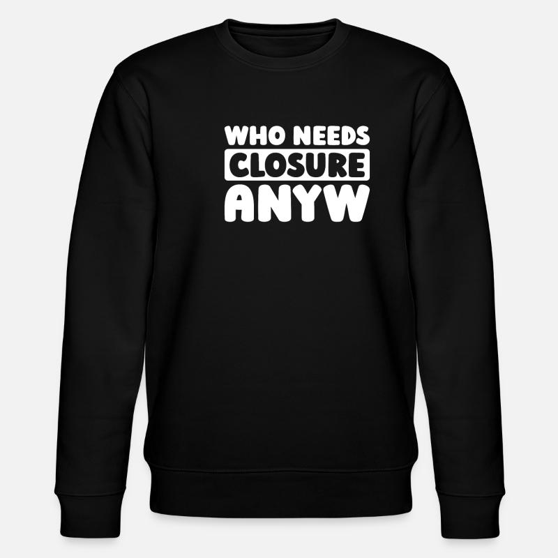 Black humor - Stanley/Stella CHANGER Unisex Organic Sweatshirt - black