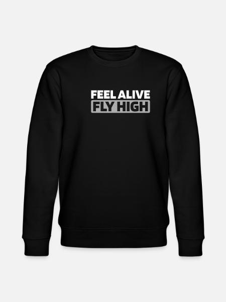 Paramotor paragliding - Stanley/Stella CHANGER Unisex Organic Sweatshirt - black