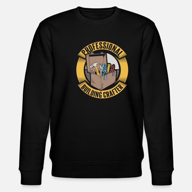 Construction worker - Stanley/Stella CHANGER Unisex Organic Sweatshirt - black