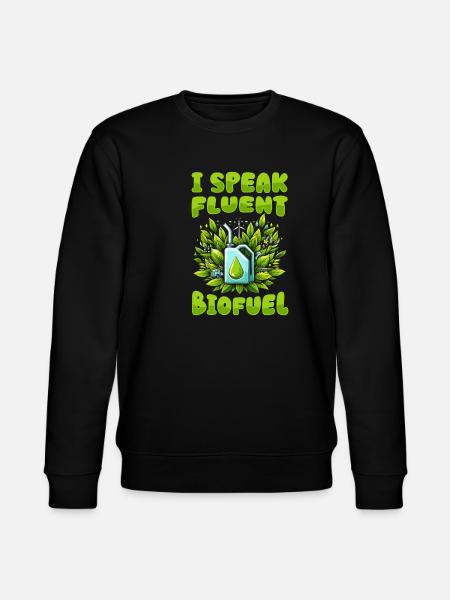 Biofuel Technician - Stanley/Stella CHANGER Unisex Organic Sweatshirt - black