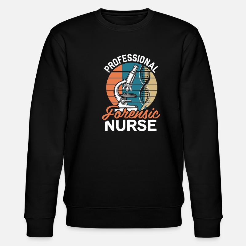 Forensic Nurse - Stanley/Stella CHANGER Unisex Organic Sweatshirt - black