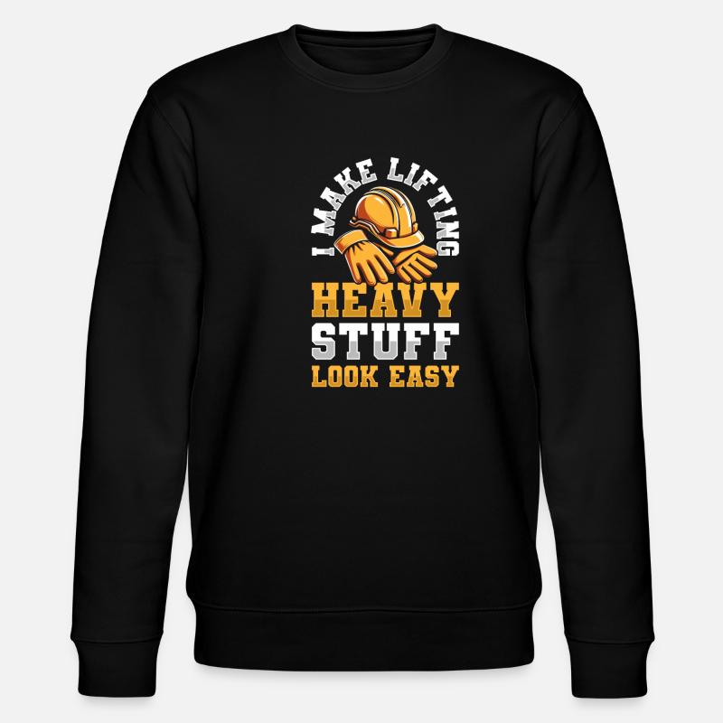 Construction worker - Stanley/Stella CHANGER Unisex Organic Sweatshirt - black