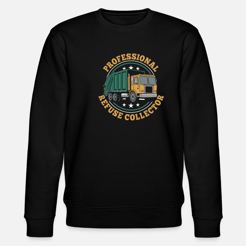 Garbage collector garbage man - Stanley/Stella CHANGER Unisex Organic Sweatshirt - black