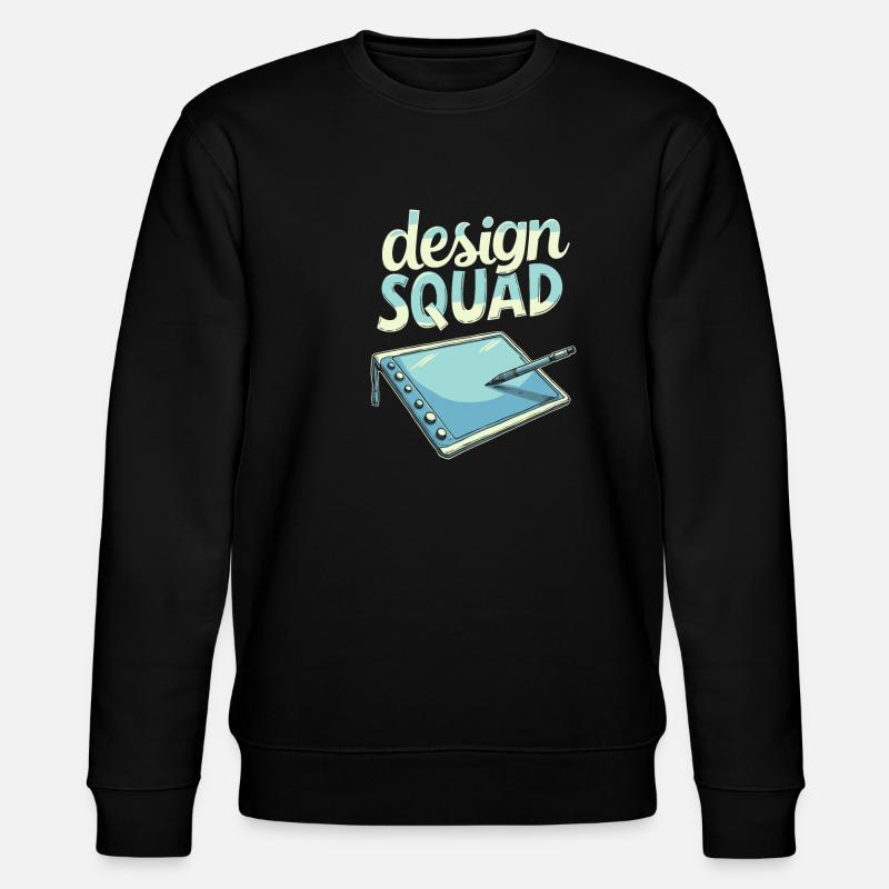 Graphic Designer Squad - Stanley/Stella CHANGER Unisex Organic Sweatshirt - black