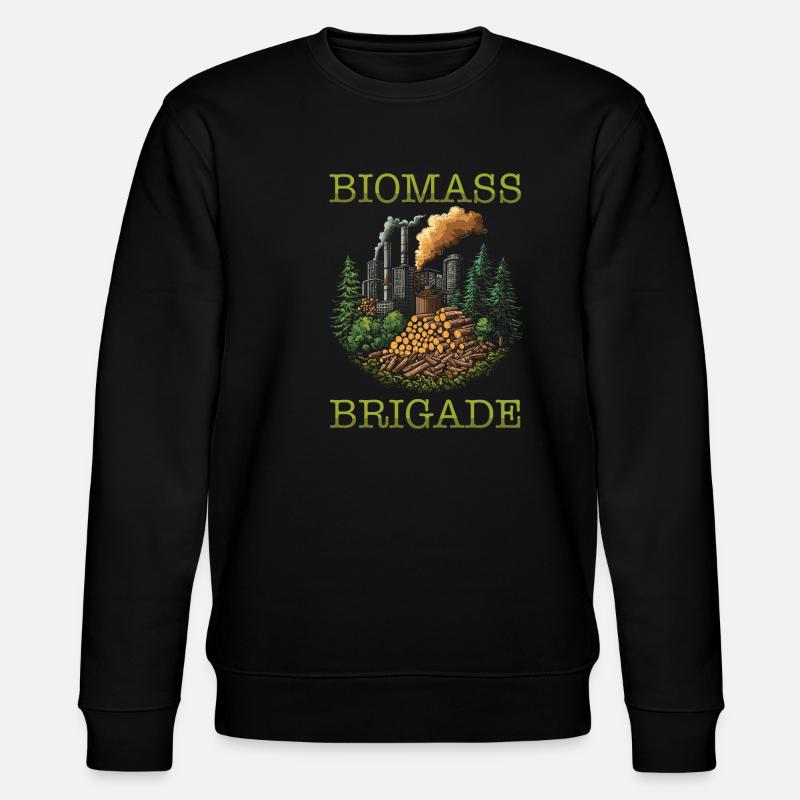 Biomass Technician Team - Stanley/Stella CHANGER Unisex Organic Sweatshirt - black