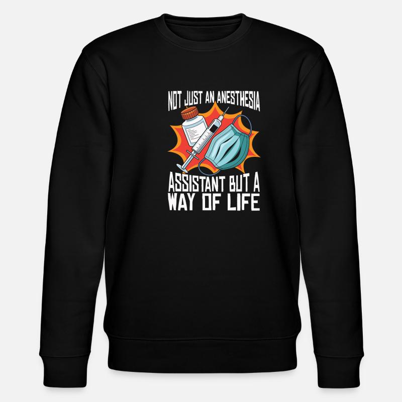 Assistant anesthésie - Sweat bio CHANGER Stanley/Stella Unisexe - noir