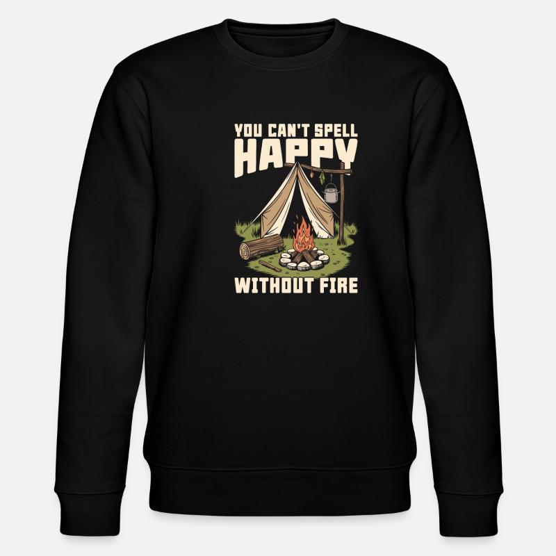 Camping de brousse - Sweat bio CHANGER Stanley/Stella Unisexe - noir