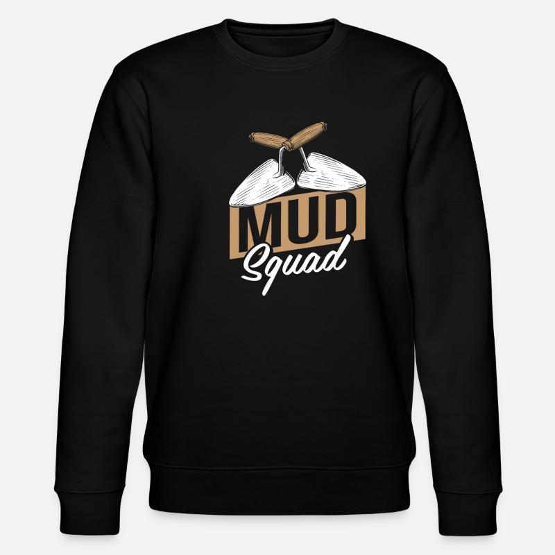 Plasterer Squad - Stanley/Stella CHANGER Unisex Organic Sweatshirt - black