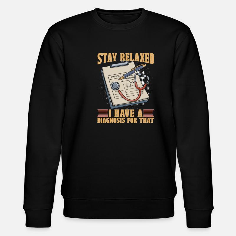 Krankenhausarzt - Stanley/Stella Unisex Bio-Sweatshirt CHANGER  - Schwarz