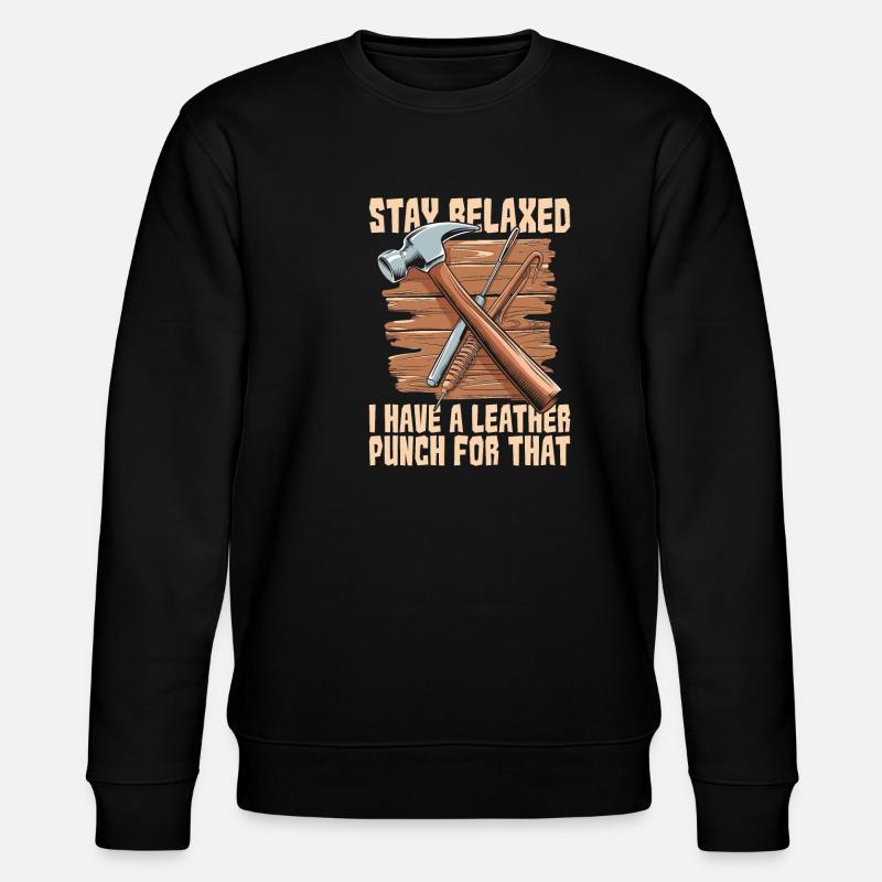 Lederer - Stanley/Stella CHANGER Unisex Organic Sweatshirt - black