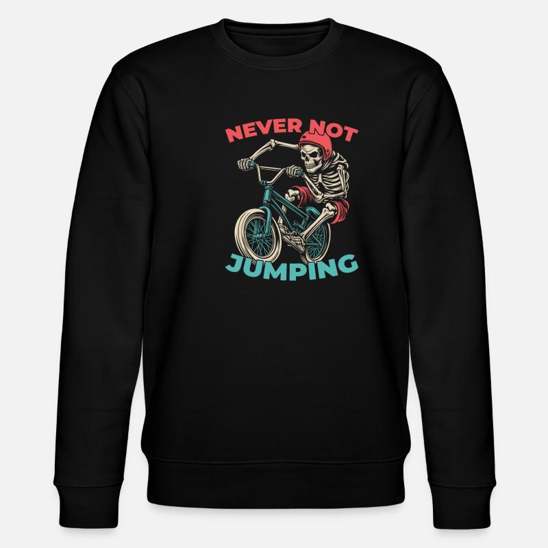 Bmx Bmx Biker - Stanley/Stella CHANGER Unisex Organic Sweatshirt - black