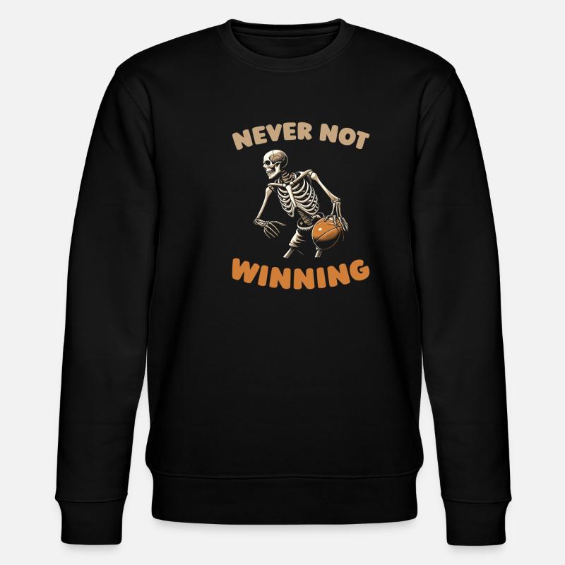 Basket-ball Joueurs de basket-ball - Sweat bio CHANGER Stanley/Stella Unisexe - noir