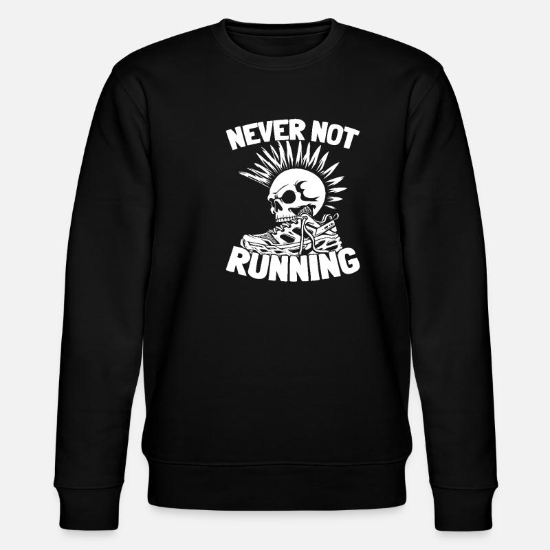 Ultramarathon - Stanley/Stella Unisex Bio-Sweatshirt CHANGER  - Schwarz
