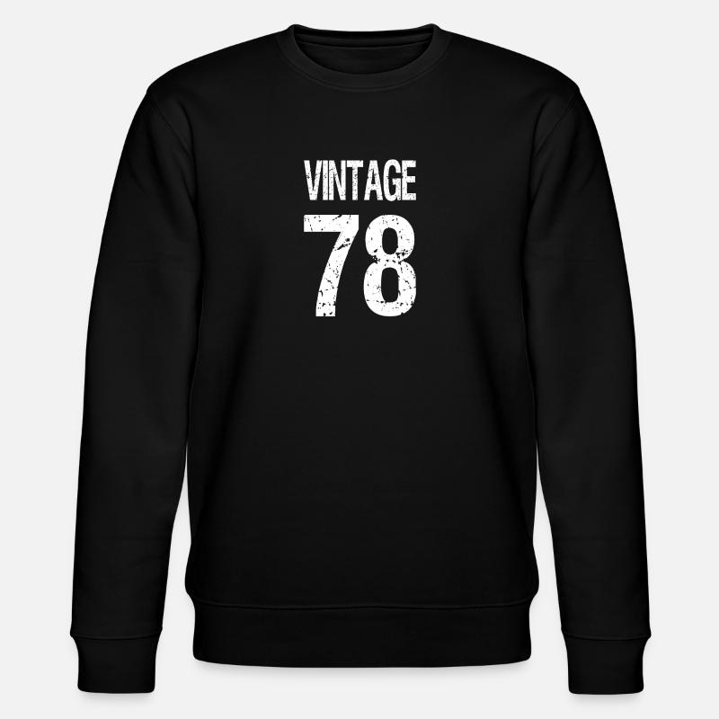 1978 - Stanley/Stella CHANGER Unisex Organic Sweatshirt - black