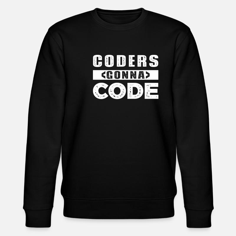 Programming Joke - Stanley/Stella CHANGER Unisex Organic Sweatshirt - black