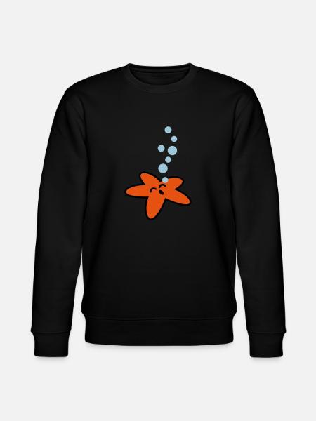 seestern_3c - Stanley/Stella CHANGER Unisex Organic Sweatshirt - black