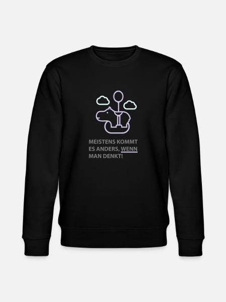 Flying Hippo.ai - Stanley/Stella Unisex Bio-Sweatshirt CHANGER  - Schwarz