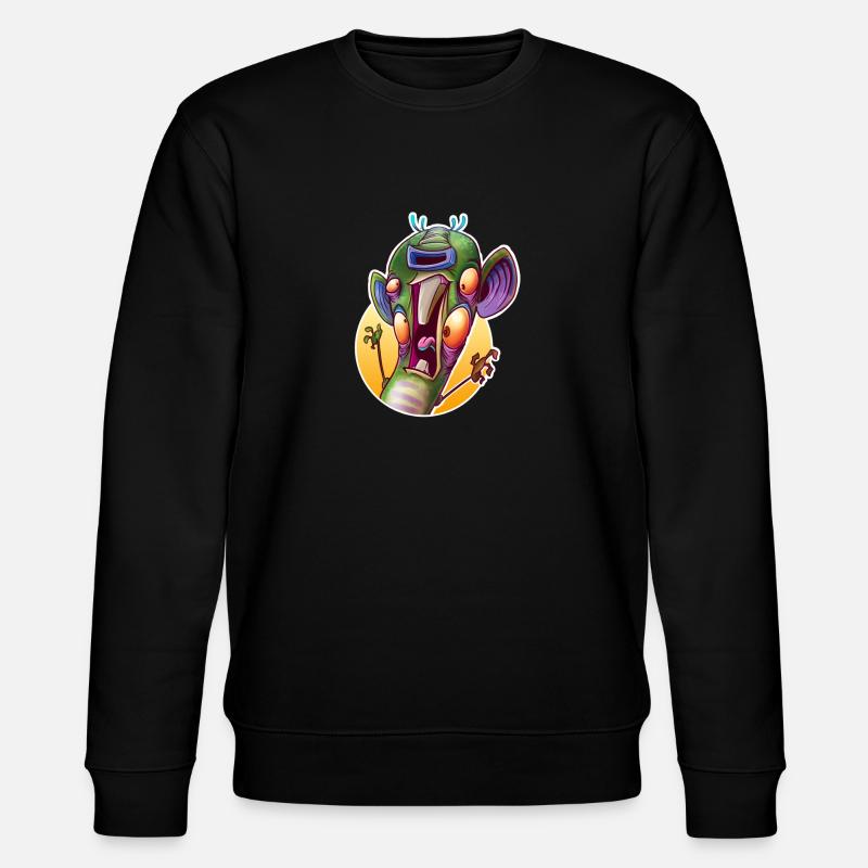 Hamster - Stanley/Stella Unisex Bio-Sweatshirt CHANGER  - Schwarz