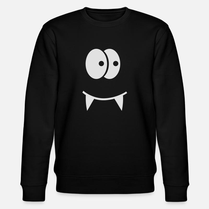 Vampir - Stanley/Stella Unisex Bio-Sweatshirt CHANGER  - Schwarz