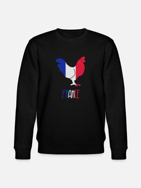 France Français Française French Frankreich - Stanley/Stella CHANGER Unisex Organic Sweatshirt - black